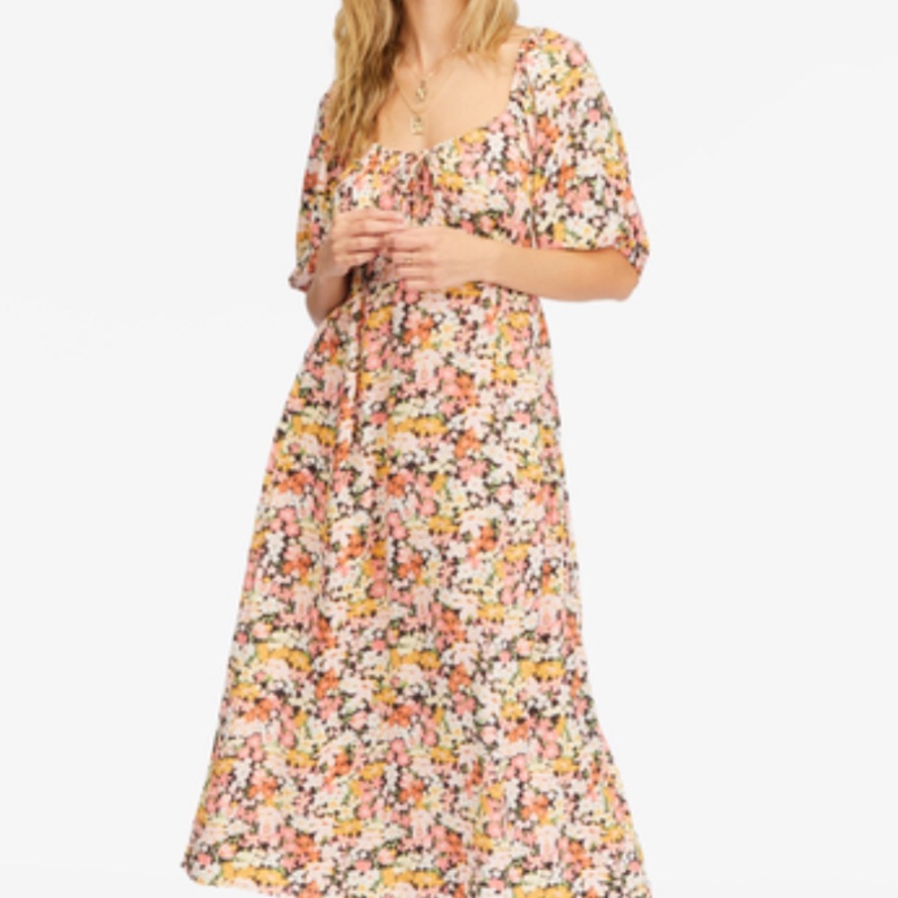 Billabong Floral Midi Dress